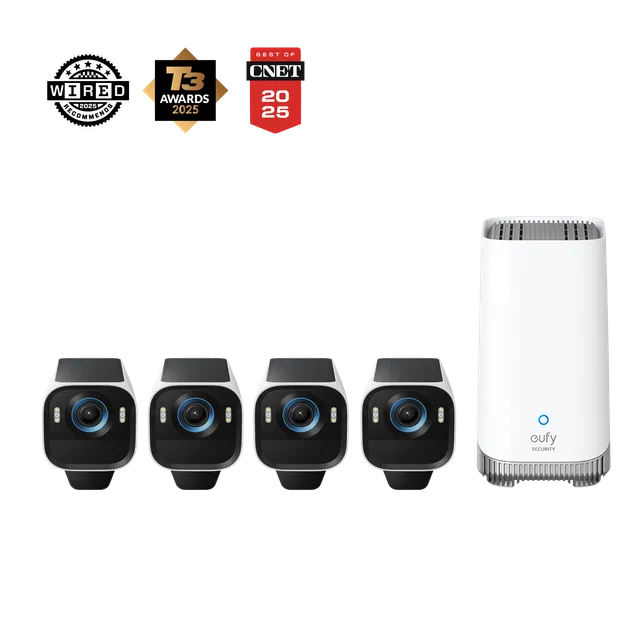 eufy-eufycam-s3-pro-kit-4-cam-ras-4k image 1