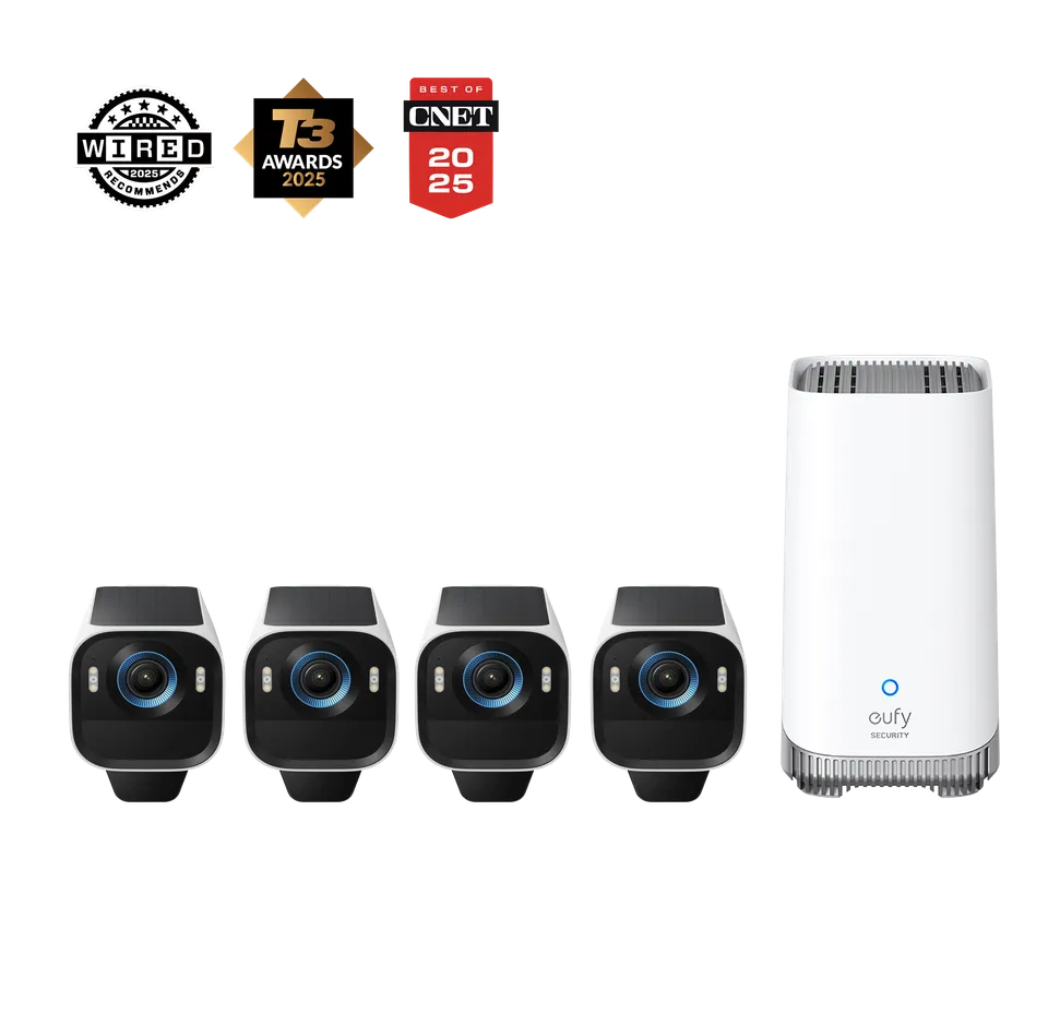 eufy-eufycam-s3-pro-kit-4-cam-ras-4k image 1
