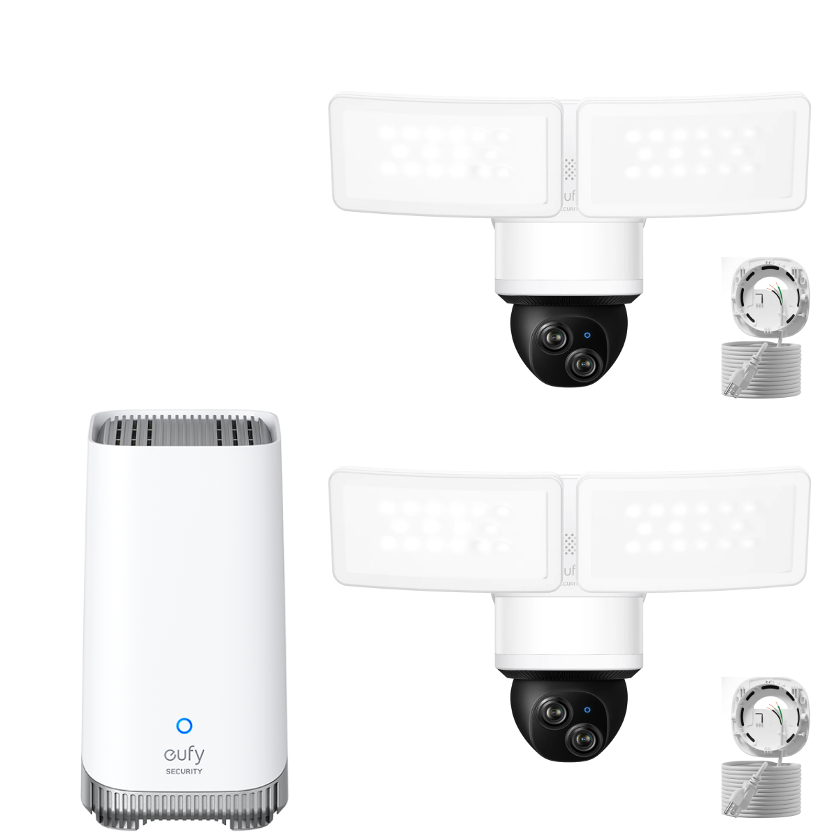eufy-floodlight-camera-e340-kit-2-cam-ras-homebase-3 image 1