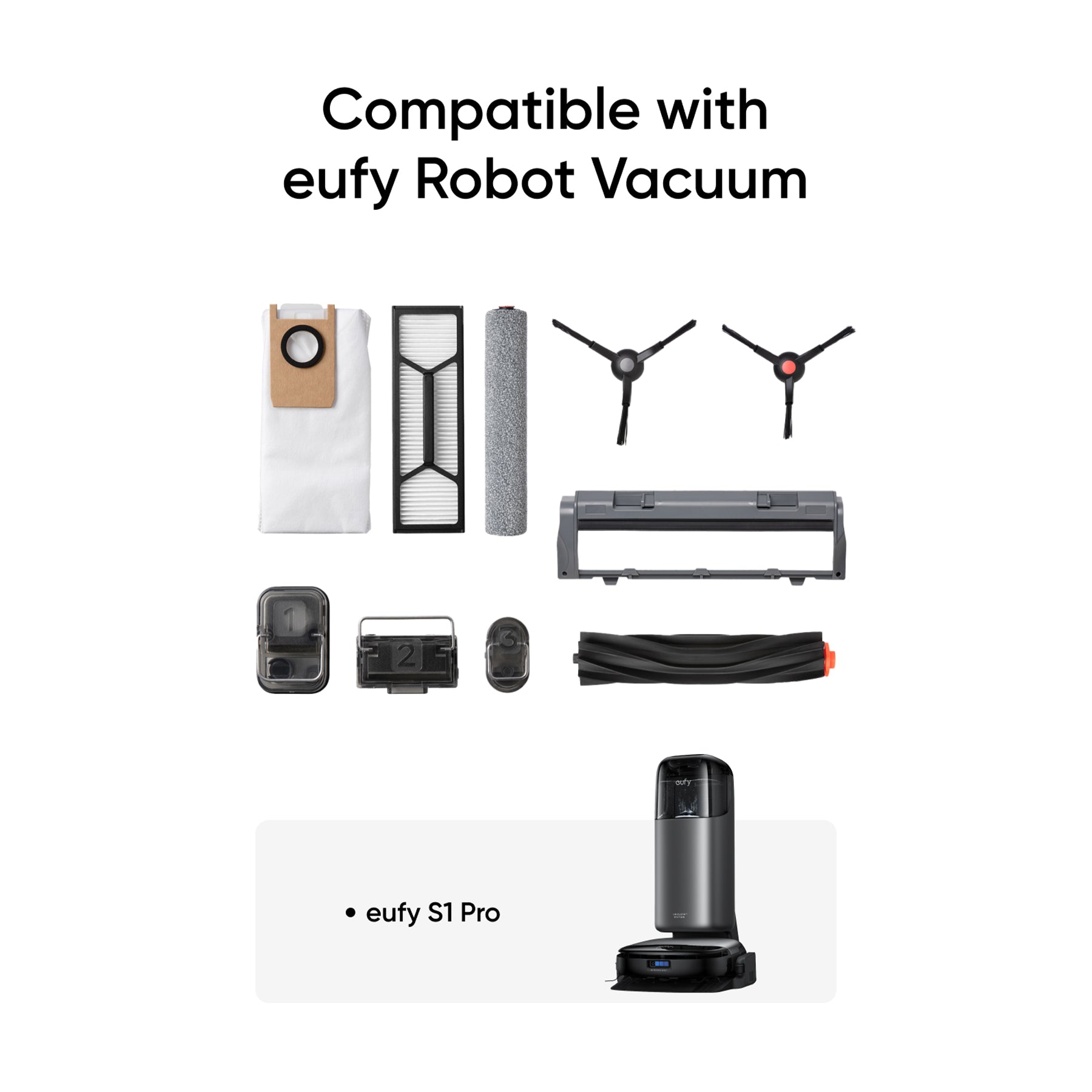 eufy-s1-pro-kit-d-accessoires-de-rechange-pour-robot-aspirateur image 2