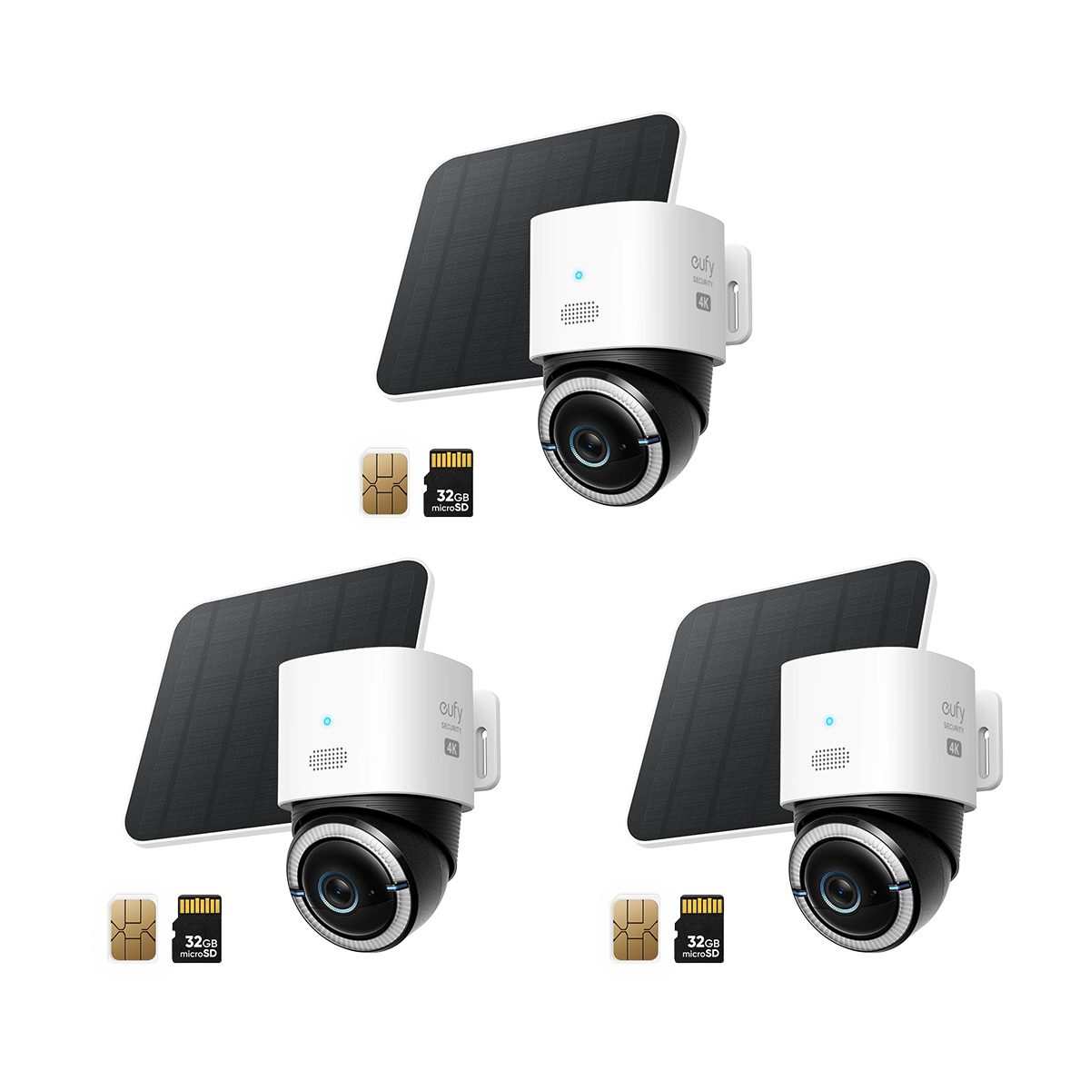 eufy-4g-lte-cam-s330-lot-de-3-cam-ras-cam-ra-de-surveillance-solaire-4g-lte-avec image 2