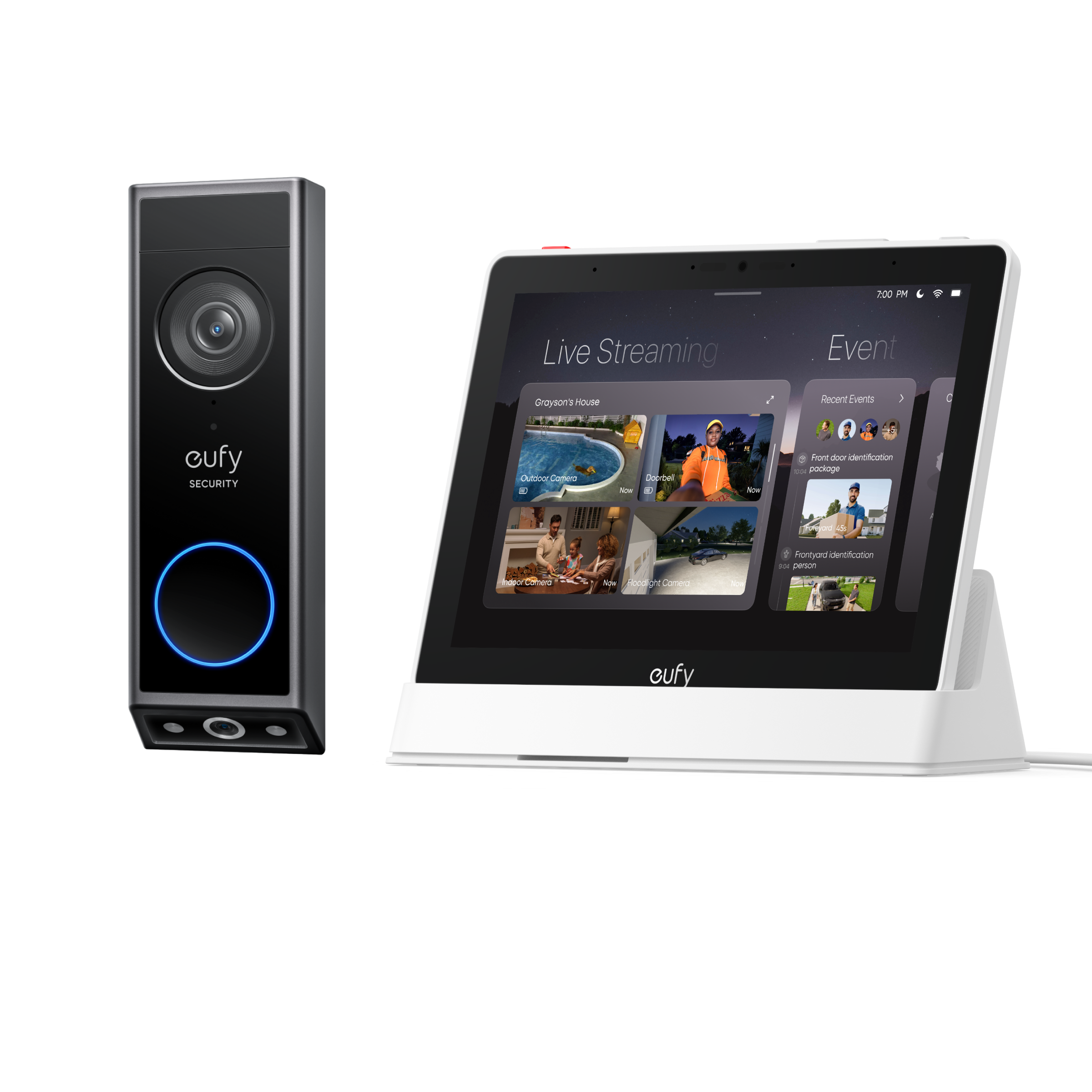 eufy-smart-display-e10-video-doorbell-e340-cran-connect-sonnette-vid-o image 1