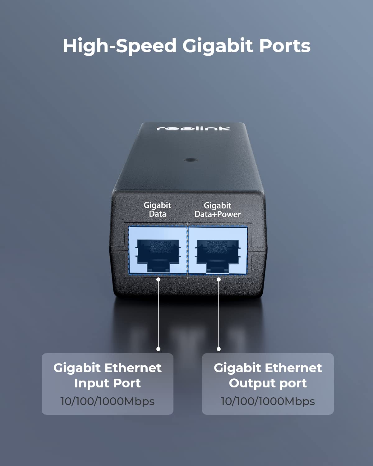 reolink-injecteur-gigabit-poe-30w-100m-plug-play image 2