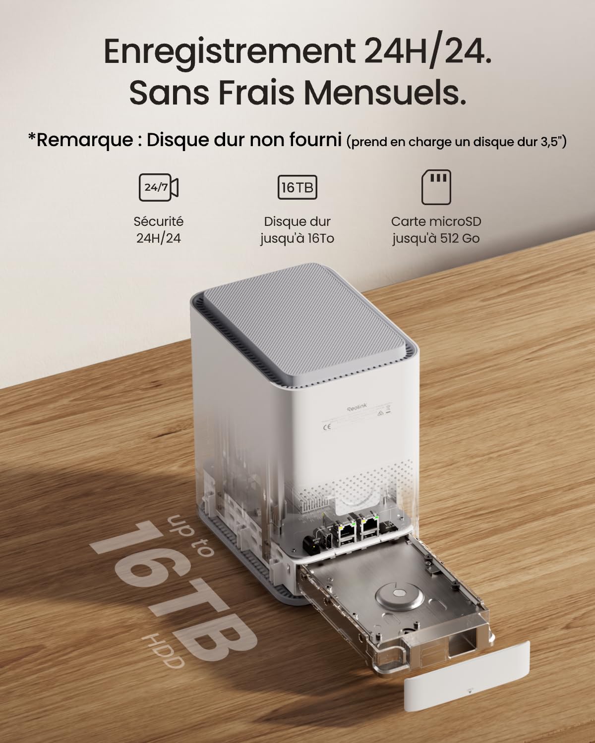 reolink-home-hub-pro-station-centrale-wifi-6-pour-cam-ras image 2