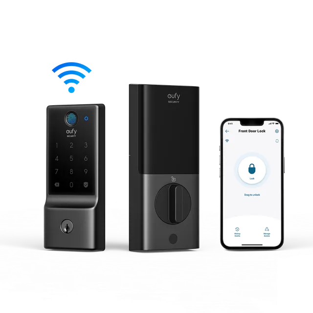 eufy-smart-lock-c220-serrure-connect-e-biom-trique-reconditionn-e image 1