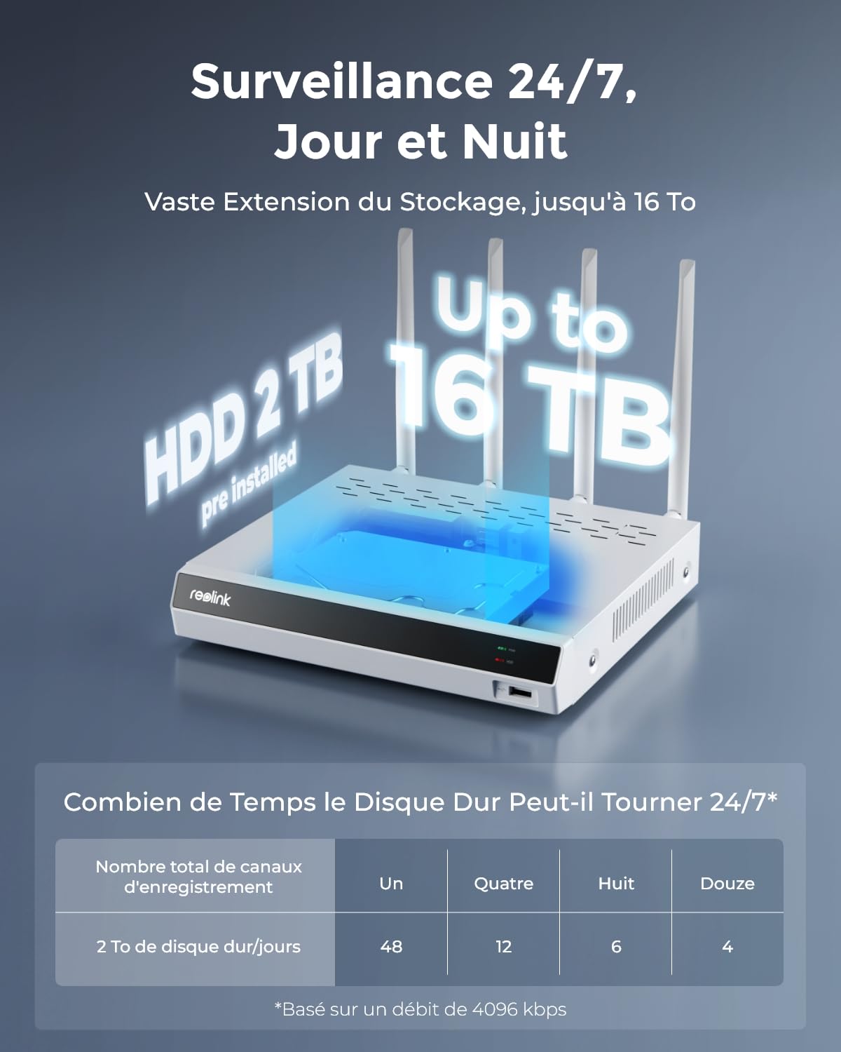 reolink-rln12w-nvr-surveillance-4k-12-canaux-wifi-6-avec-disque-dur-2-to-int-gr- image 4