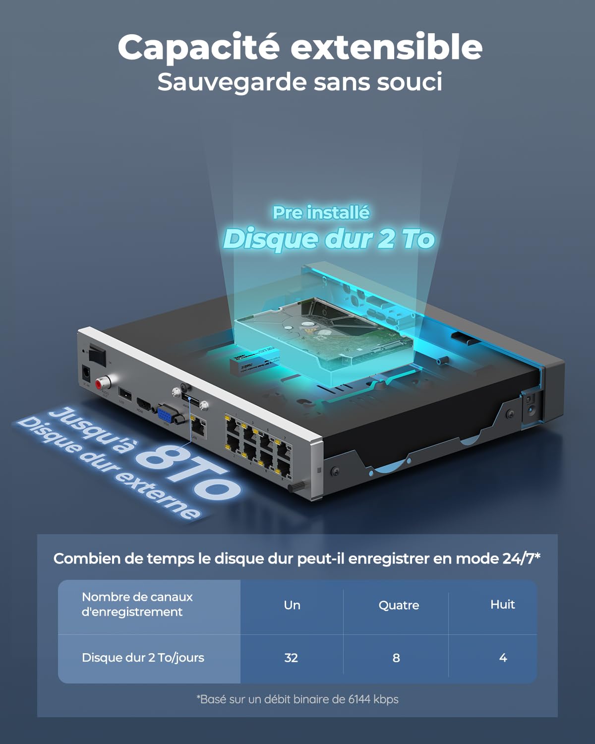 reolink-rln8-410-enregistreur-nvr-4k-poe-8-canaux-avec-disque-2-to image 4