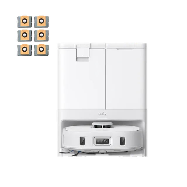 eufy-x10-pro-omni-blanc-robot-aspirateur-et-laveur-avec-6-sacs-poussi-re image 1