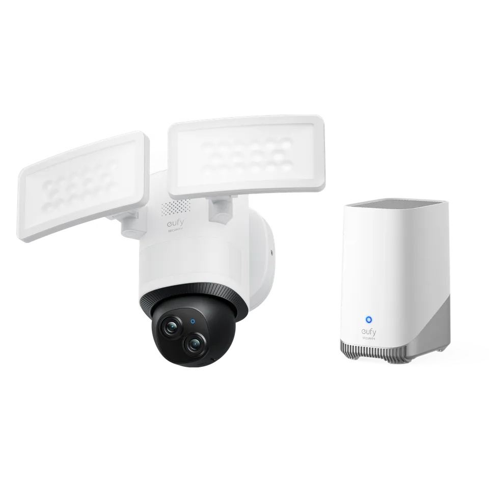 eufy-floodlight-camera-e340-avec-homebase-s380-cam-ra-projecteur-ext-rieure-doub image 1