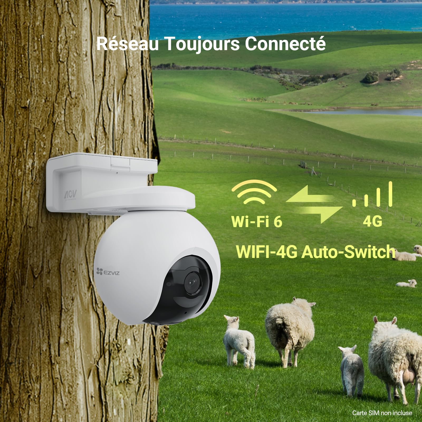 ezviz-eb8-pro-4g-8mp-cam-ra-ext-rieure-sans-fil-4g-lte-wi-fi-6-ptz-360-4k image 3