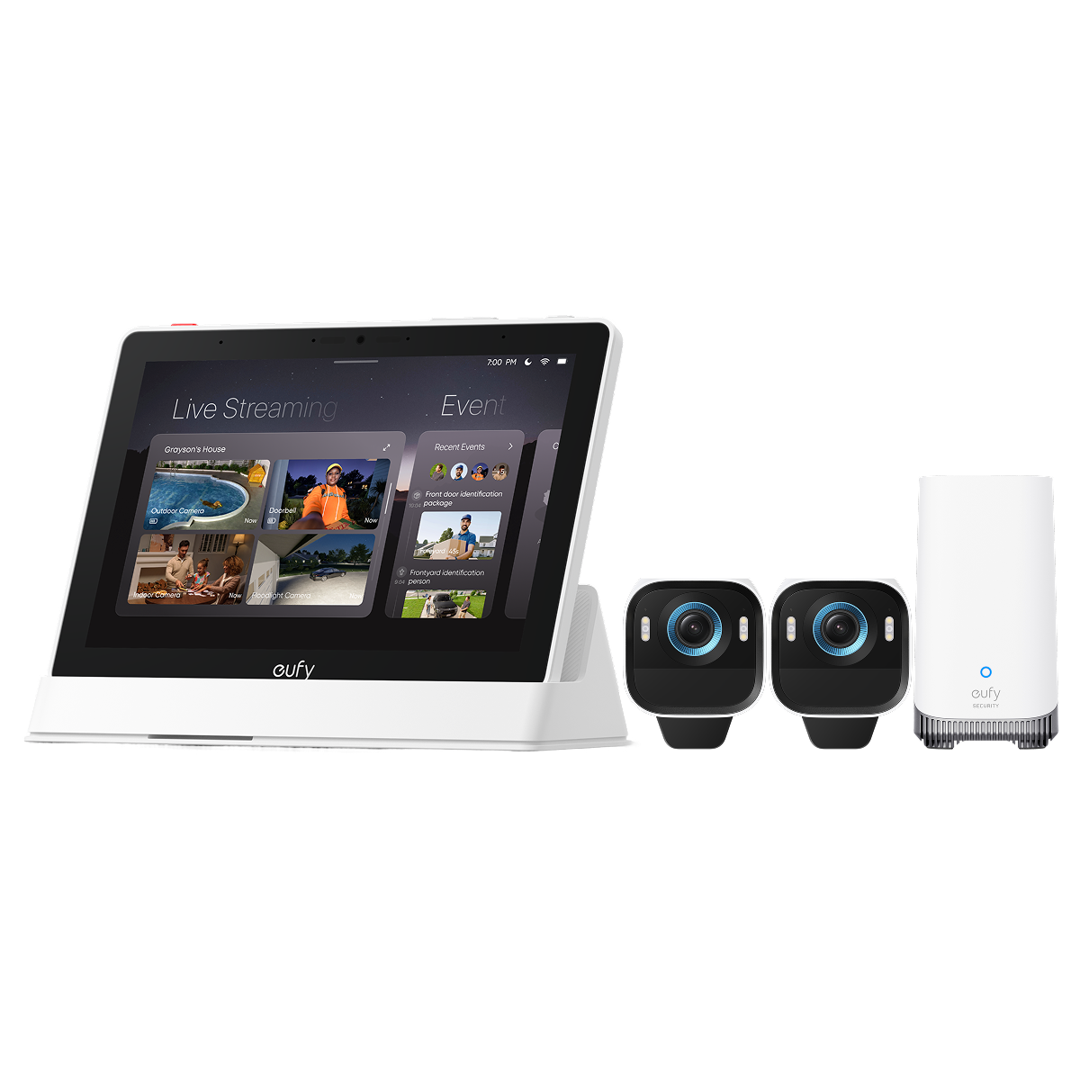 eufy-smart-display-e10-kit-2-cam-ras-eufycam-s3-pro image 2