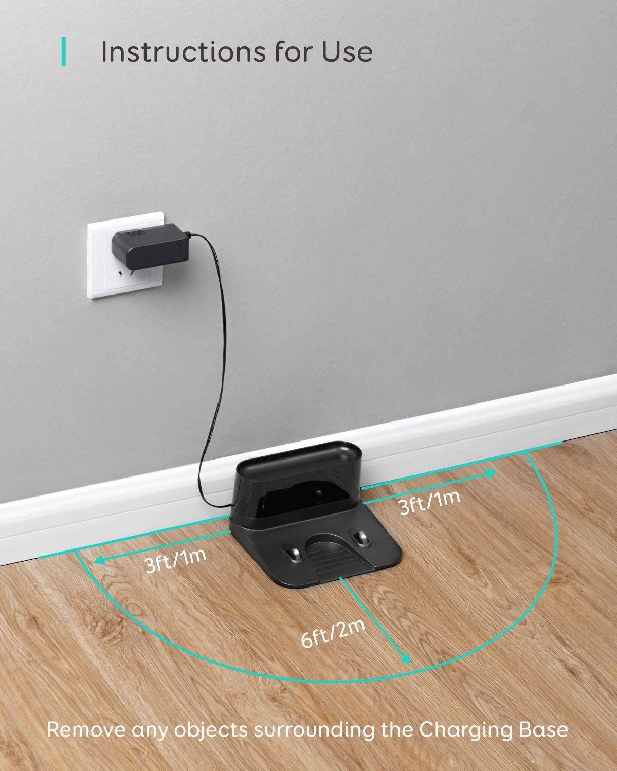 eufy-base-de-chargement-adaptateur-pour-robovac-11s-15c-30c-g30 image 3