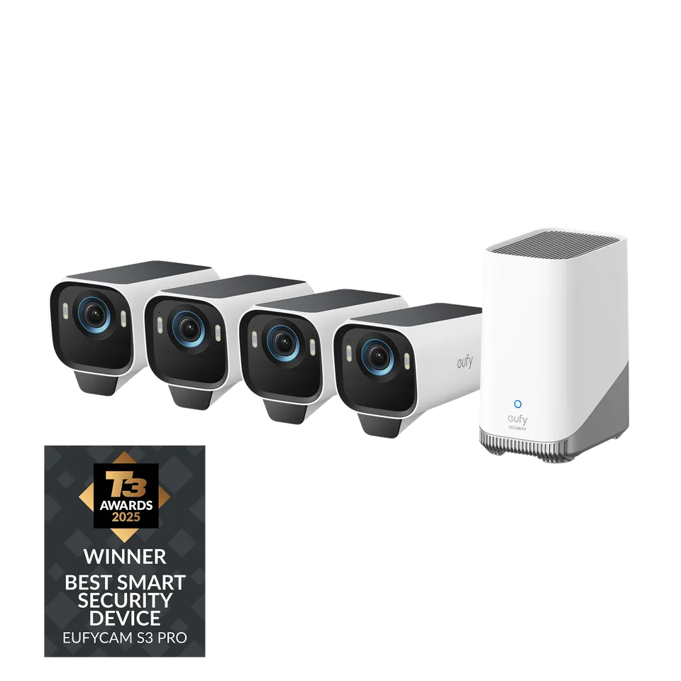eufy-eufycam-s3-pro-kit-4-cam-ras-cam-ra-surveillance-4k-maxcolor-vision-solaire image 1