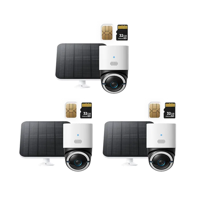 eufy-4g-lte-cam-s330-lot-de-3-cam-ras-cam-ra-de-surveillance-solaire-4g-lte-avec image 1