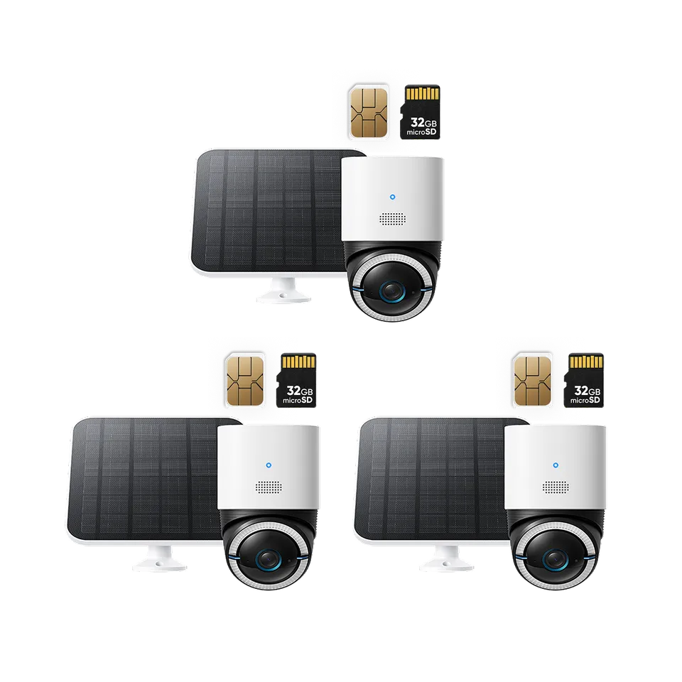 eufy-4g-lte-cam-s330-lot-de-3-cam-ras-cam-ra-de-surveillance-solaire-4g-lte-avec image 1