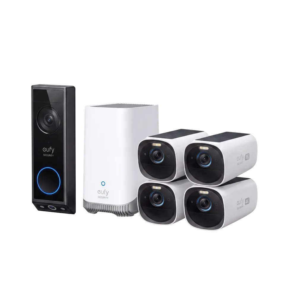 eufy-eufycam-3-s330-kit-4-cam-ras-4k-sonnette-vid-o-dual-e340 image 1