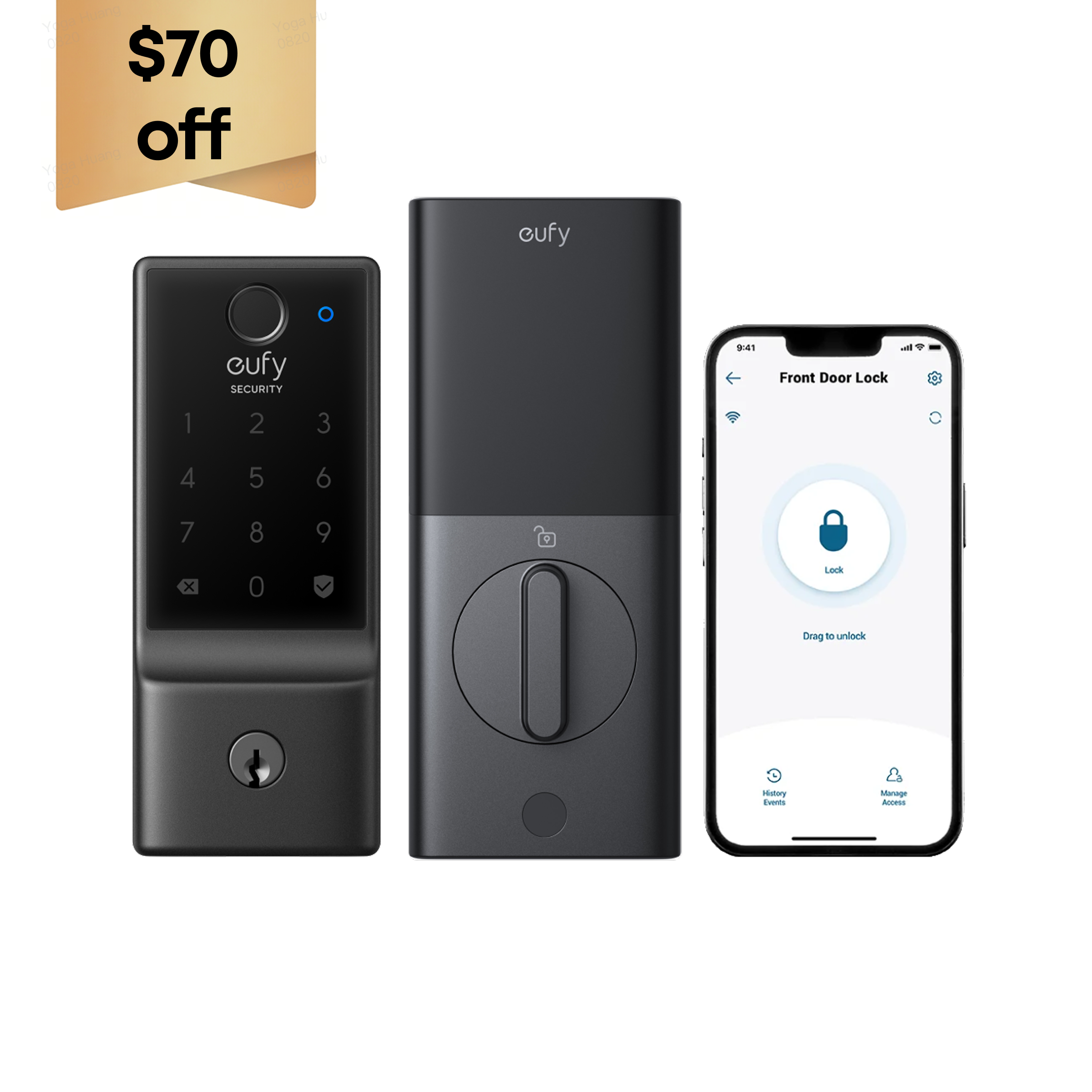 eufy-smart-lock-c220-serrure-empreinte-digitale-5-en-1-8-mois-autonomie image 1