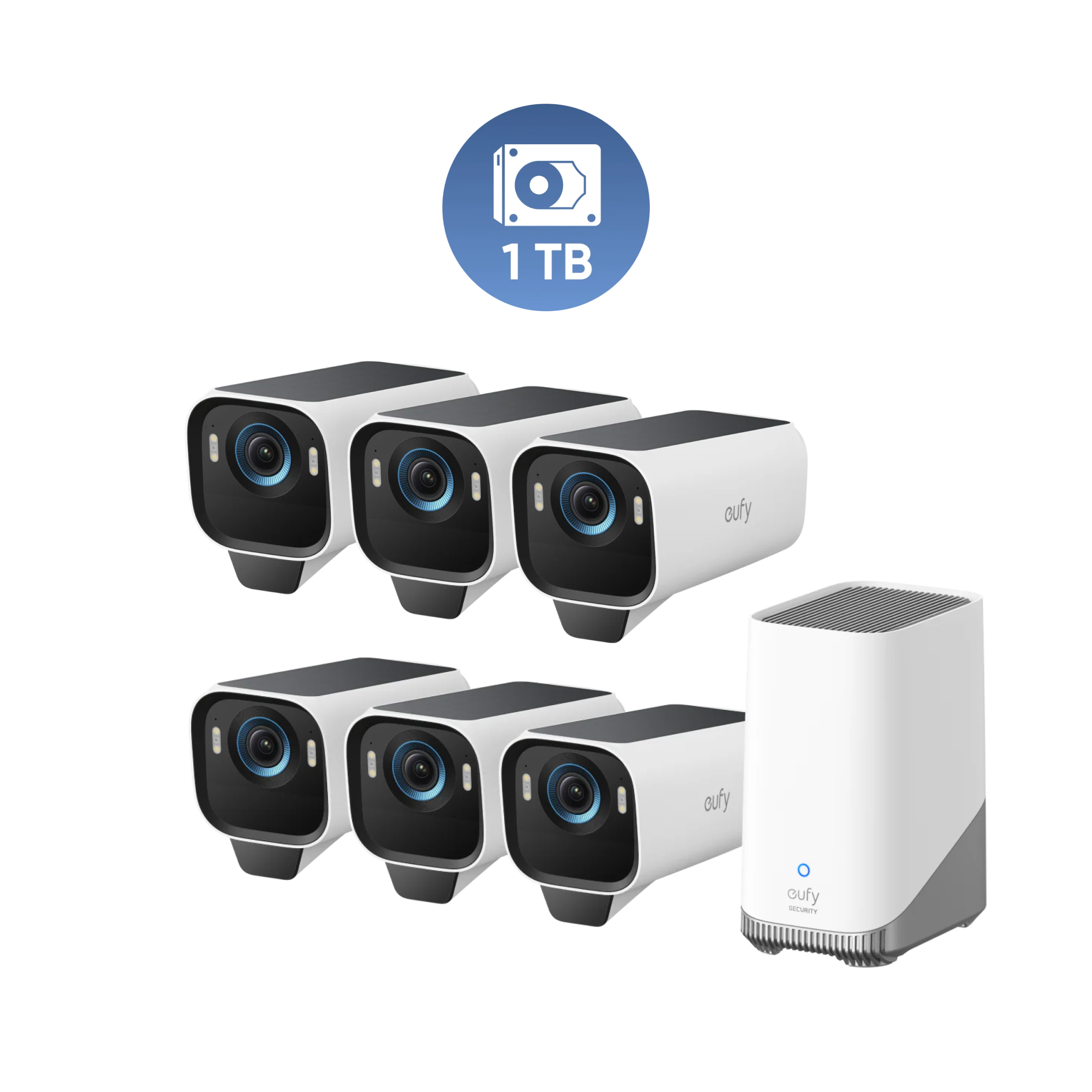 eufy-eufycam-s3-pro-kit-6-cam-ras-4k-solaire image 2