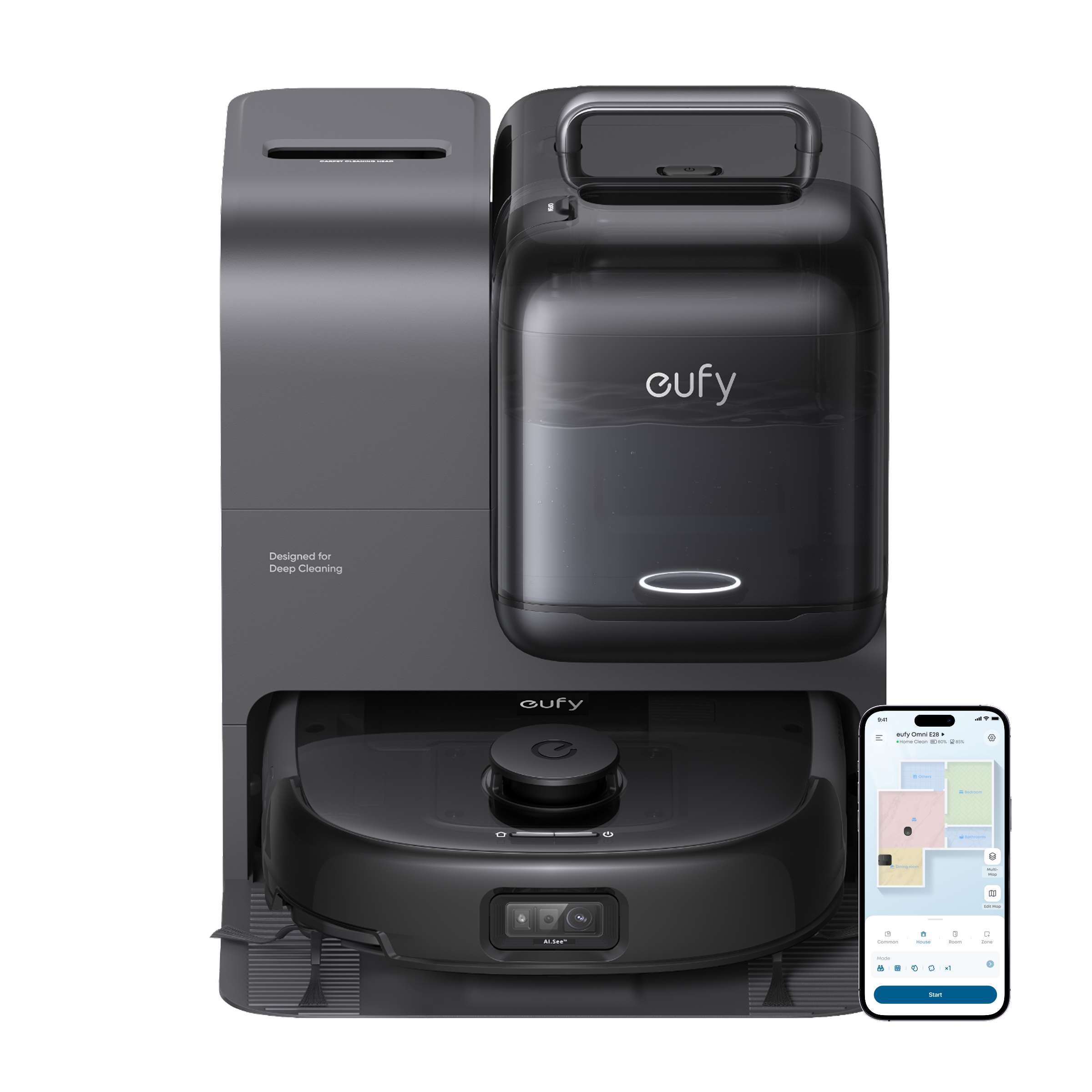 eufy-omni-e28-robot-aspirateur-laveur-20000-pa-avec-station-tout-en-un image 4