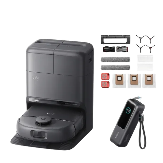 eufy-omni-c28-robot-aspirateur-laveur-avec-station-5-en-1-15000-pa image 1