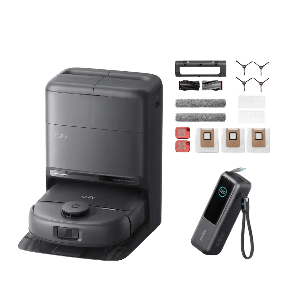eufy-omni-c28-robot-aspirateur-laveur-avec-station-5-en-1-15000-pa image 1