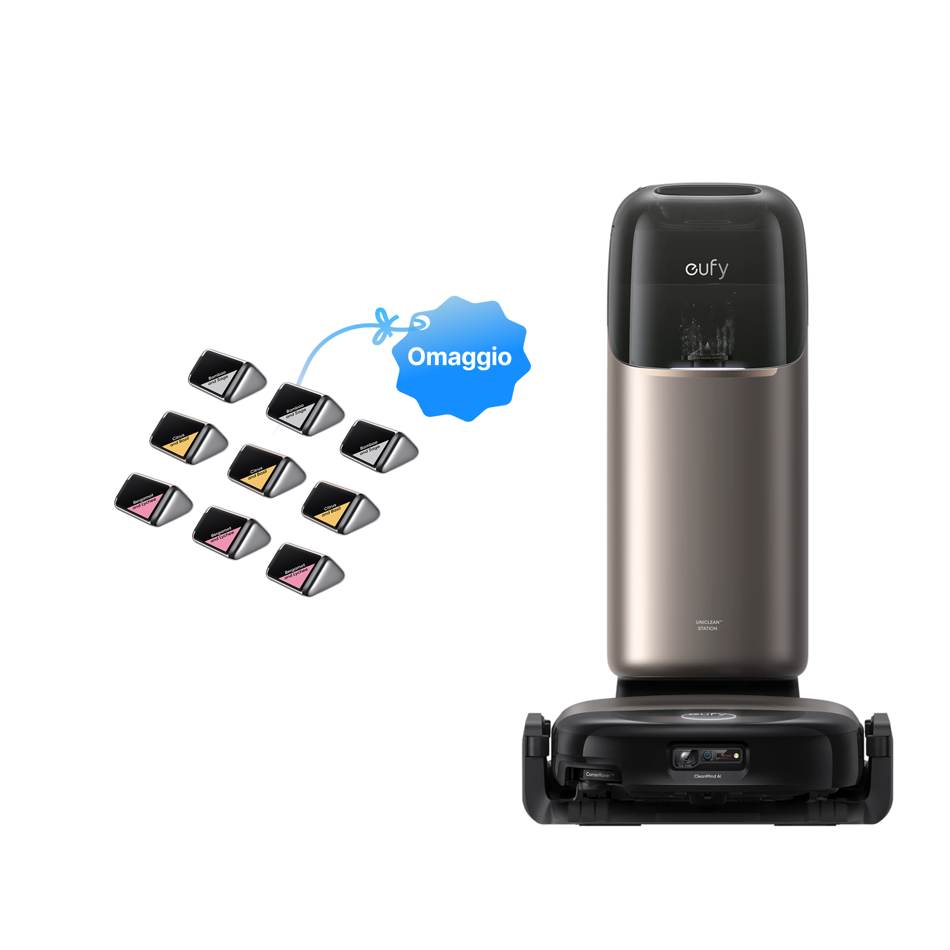 eufy-hydrojet-s2-robot-aspirateur-laveur-9-recharges-parfum-es-omni-s2 image 1