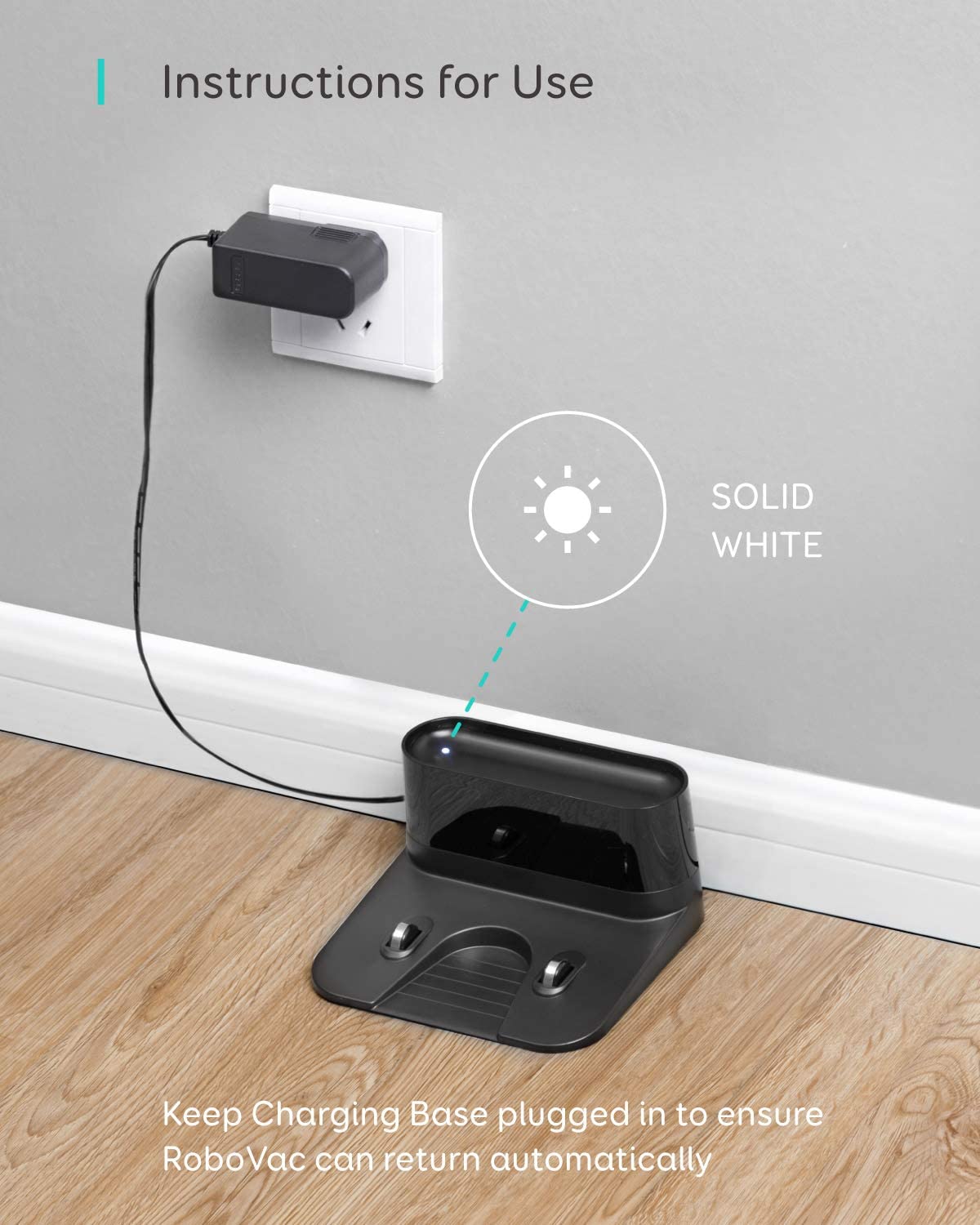 eufy-base-de-chargement-adaptateur-pour-robovac-11s-15c-30c-g30 image 4