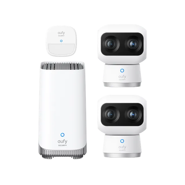 eufy-pack-int-rieur-et-entr-e-indoor-cam-s350-4k-sonnette image 1