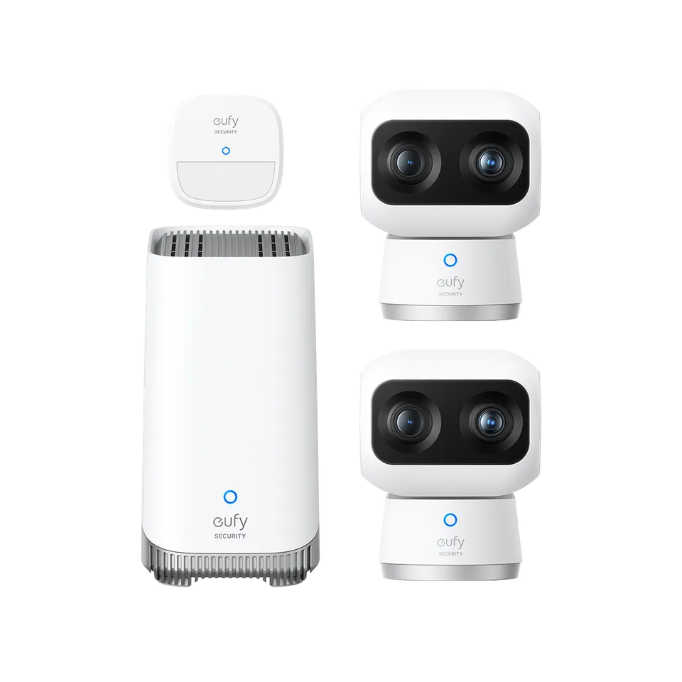 eufy-pack-int-rieur-et-entr-e-indoor-cam-s350-4k-sonnette image 1