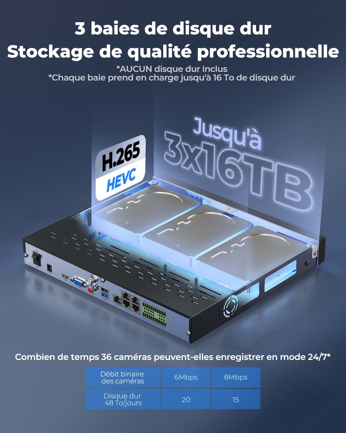 reolink-rln36-nvr-36-canaux-4k-pour-cam-ras-ip-poe-et-wifi-sans-hdd image 4