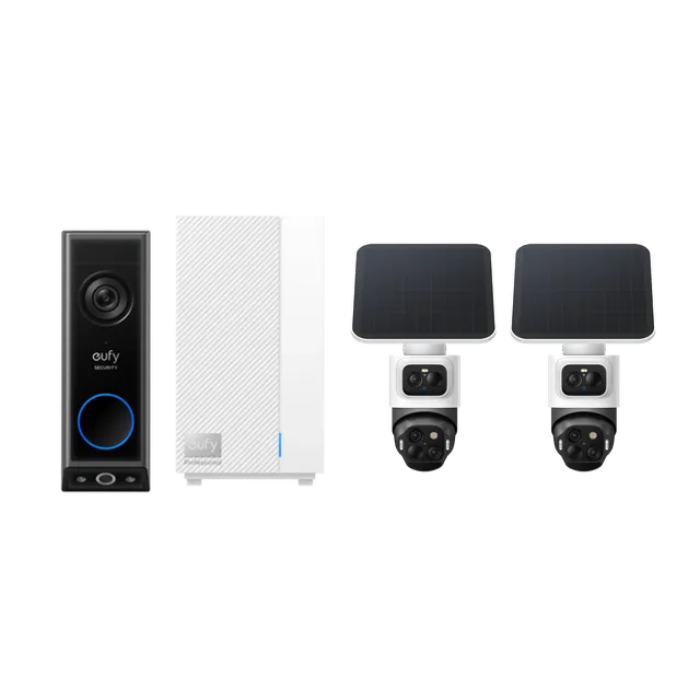 eufy-eufycam-s4-lot-2-cam-ras-sonnette-e340-homebase-professional-s1 image 1