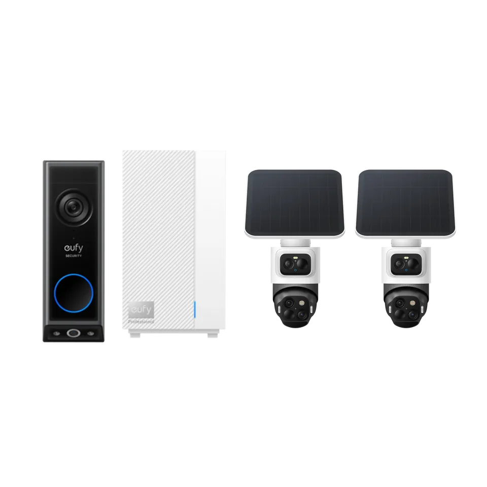 eufy-eufycam-s4-lot-2-cam-ras-sonnette-e340-homebase-professional-s1 image 1