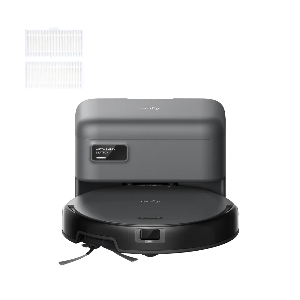 eufy-robot-vacuum-c10-avec-station-auto-vidange-2-filtres-lavables image 1