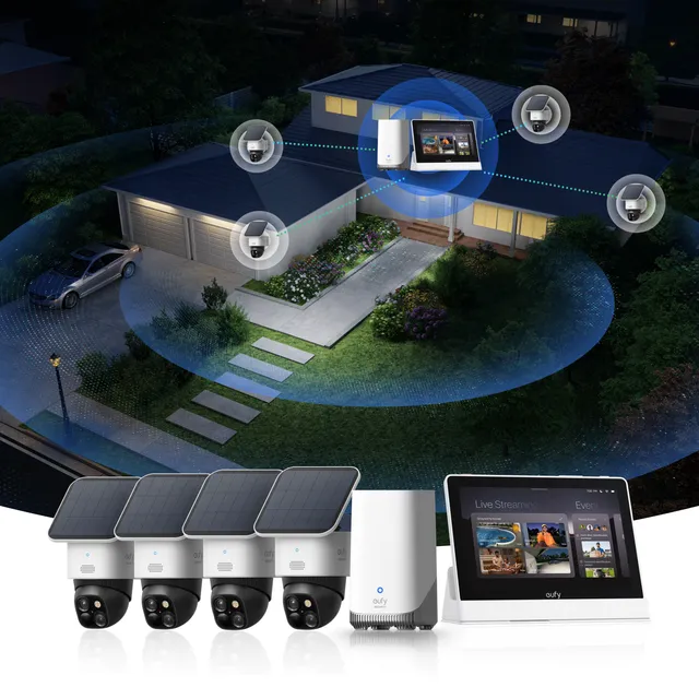 eufy-localsecure-system-premium-4x-solocam-s340-homebase-s380-smart-display-e10 image 1