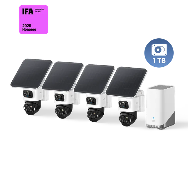 eufy-eufycam-s4-kit-4-cam-ras-triple-objectif-bullet-ptz-4k-1-to image 1
