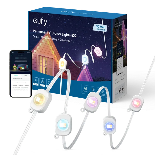 eufy-permanent-outdoor-lights-e22-50-ft-guirlande-ext-rieure-led-connect-e image 1