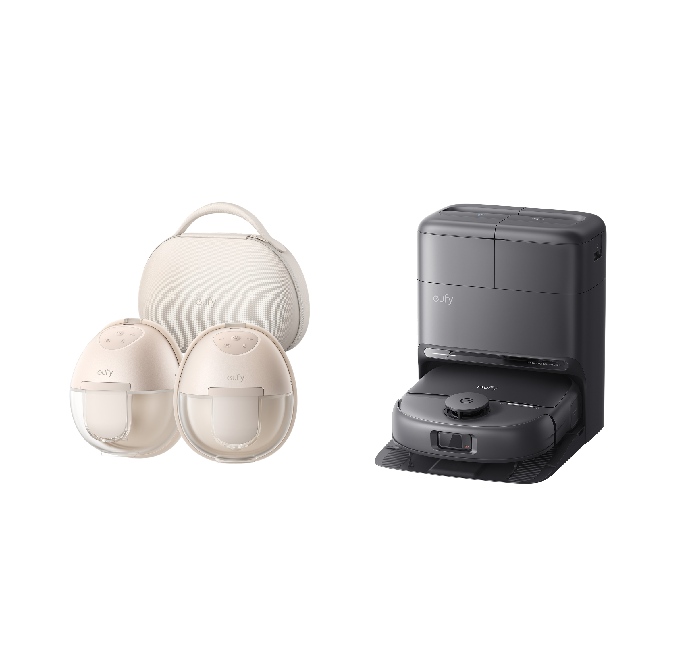 eufy-omni-c28-robot-aspirateur-laveur-tire-lait-portable-s1-pro-pack-duo image 1