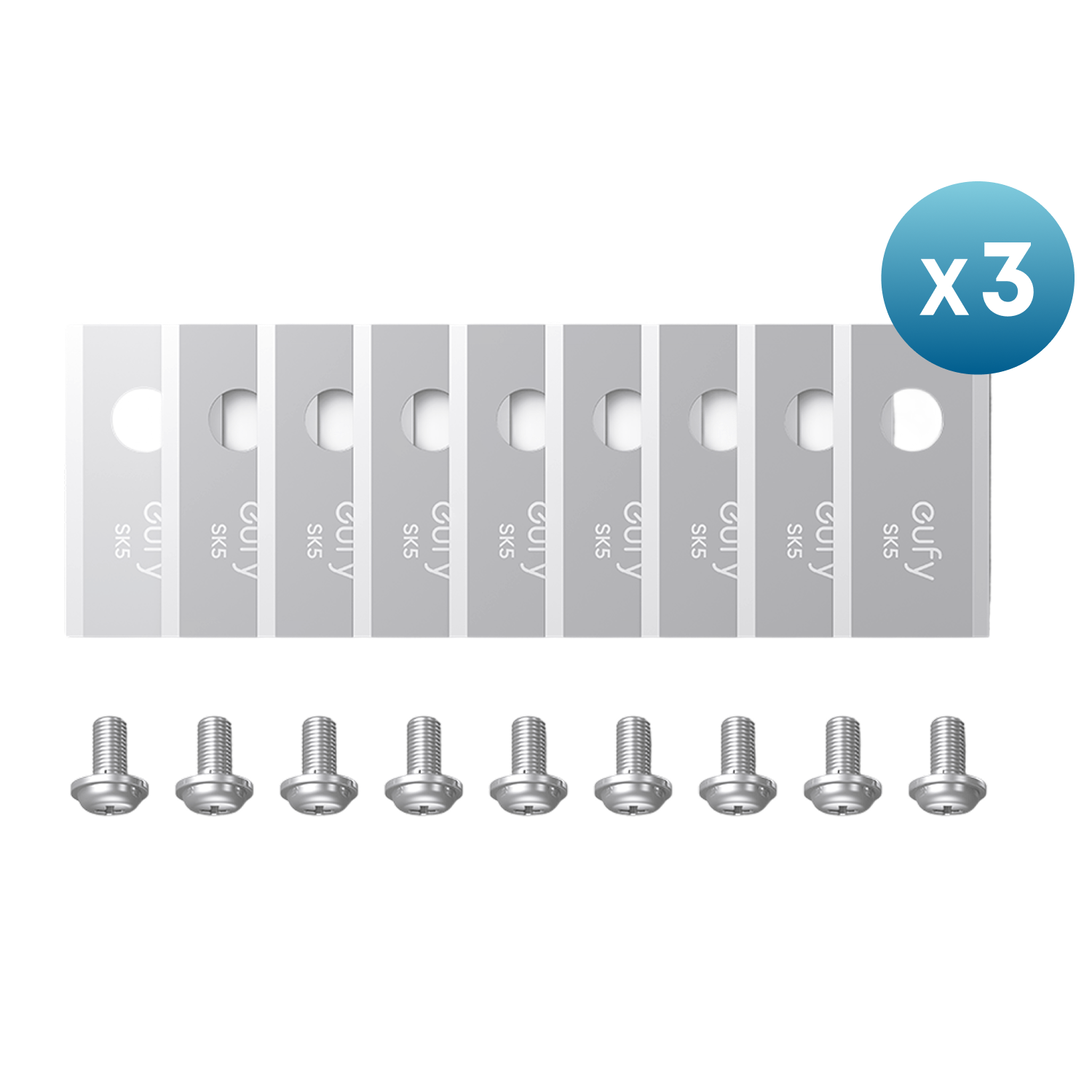 eufy-kit-lames-de-rechange-tondeuse-robot-e15-e18-c15-27-lames-27-vis image 1