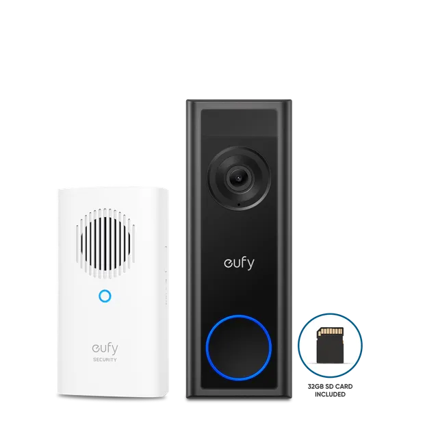 eufy-video-doorbell-c31-avec-carillon-sonnette-vid-o-2k-fhd image 1