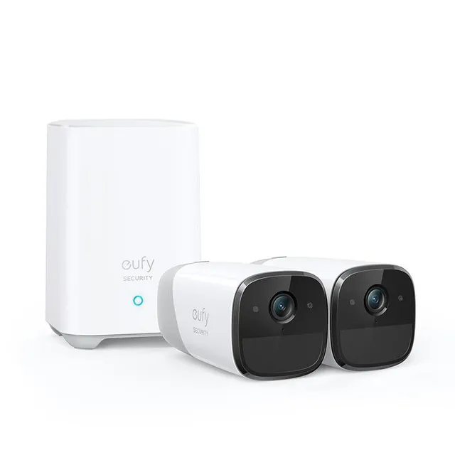 eufy-security-eufycam-2-pro-2k-kit-2-cam-ras-homebase-2 image 1