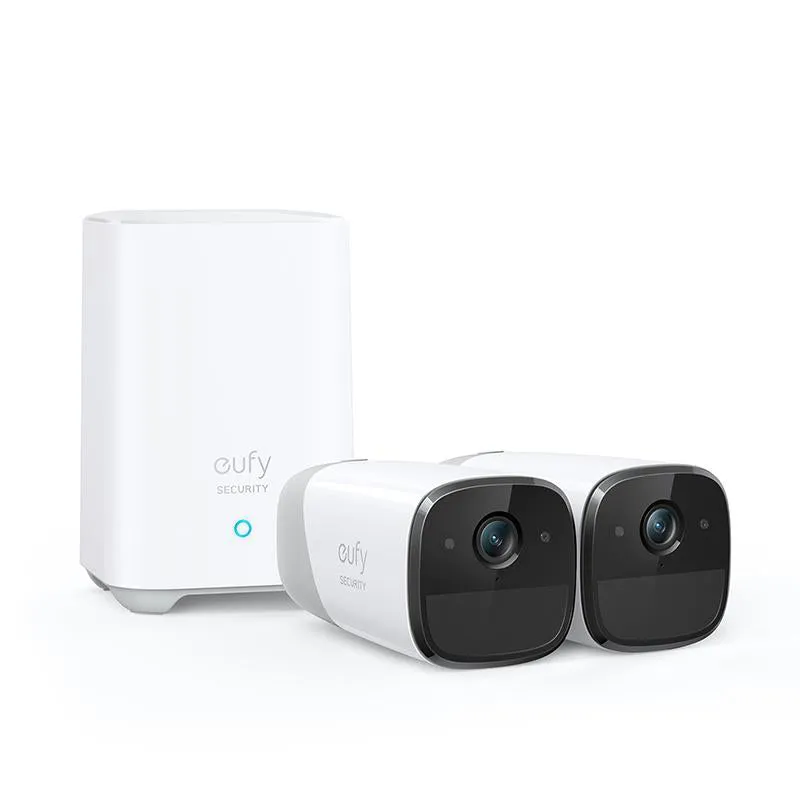 eufy-security-eufycam-2-pro-2k-kit-2-cam-ras-homebase-2 image 1
