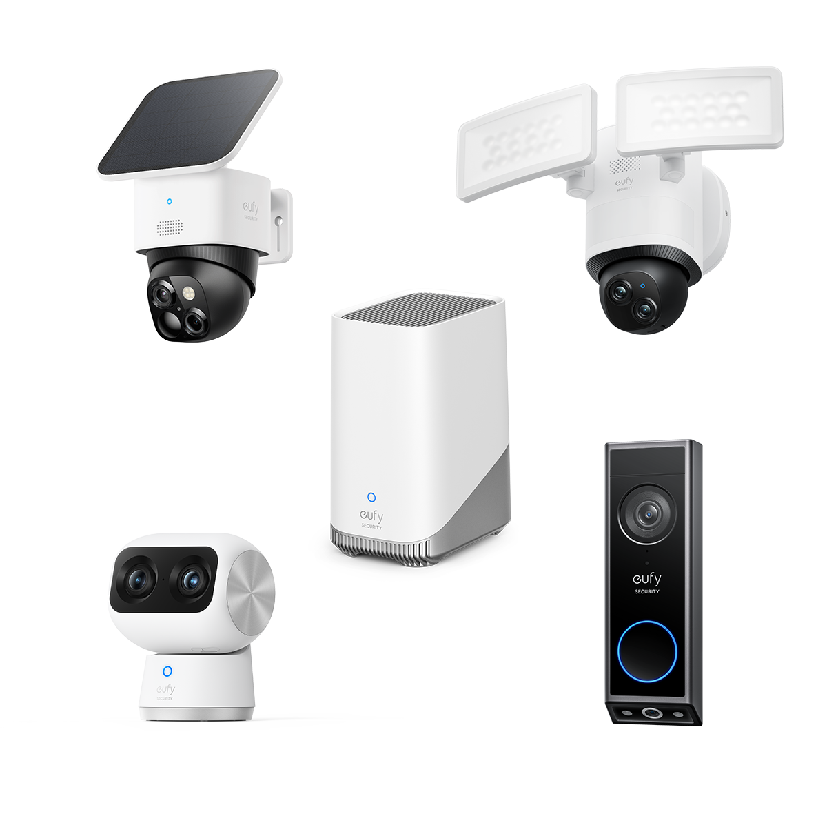 eufy-dual-camera-bundle-homebase-s380-pack-s-curit-solocam-s340-indoorcam-s350-f image 1