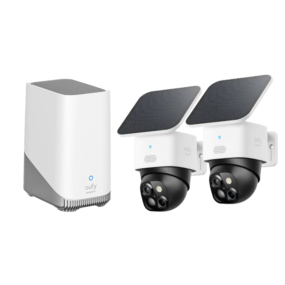 eufy-solocam-s340-kit-2-cam-ras-solaires-homebase-s380 image 1