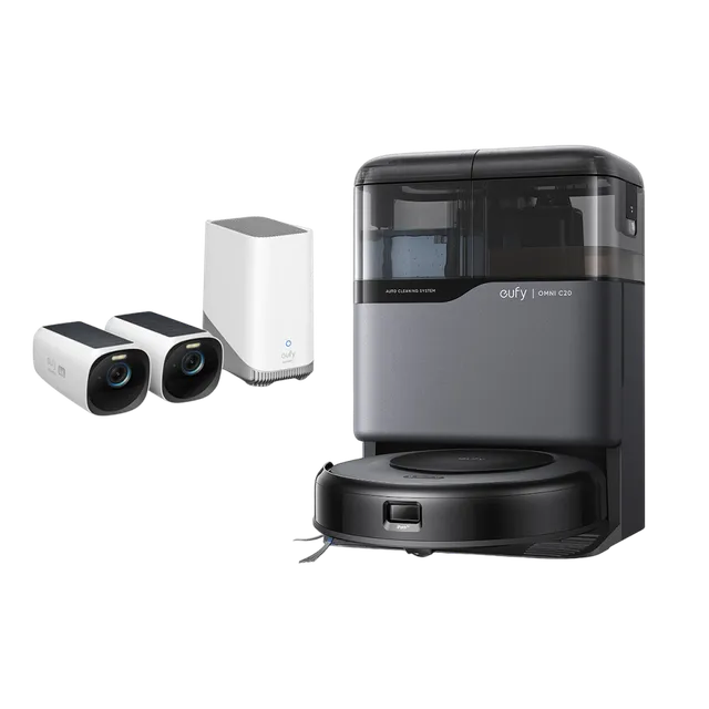 eufy-robot-aspirateur-omni-c20-eufycam-s330-eufycam-3-pack-duo image 1