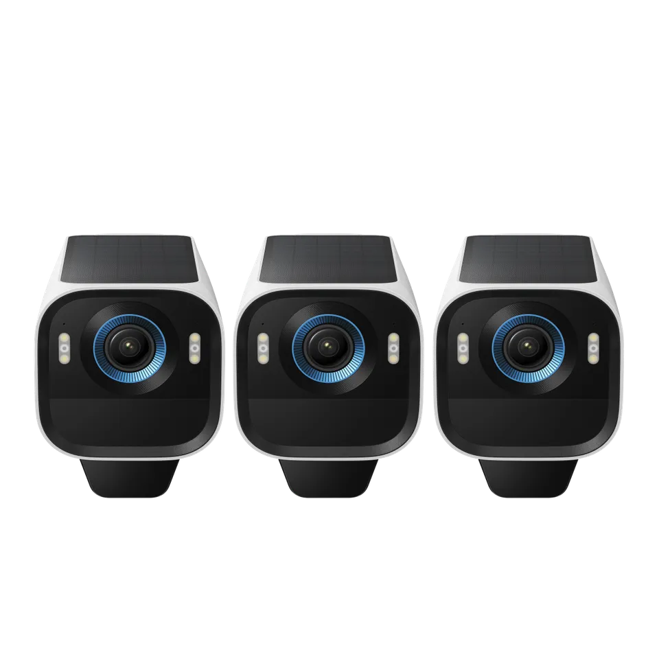 eufy-eufycam-s3-pro-lot-de-3-cam-ras-additionnelles-cam-ra-surveillance-4k-solai image 1