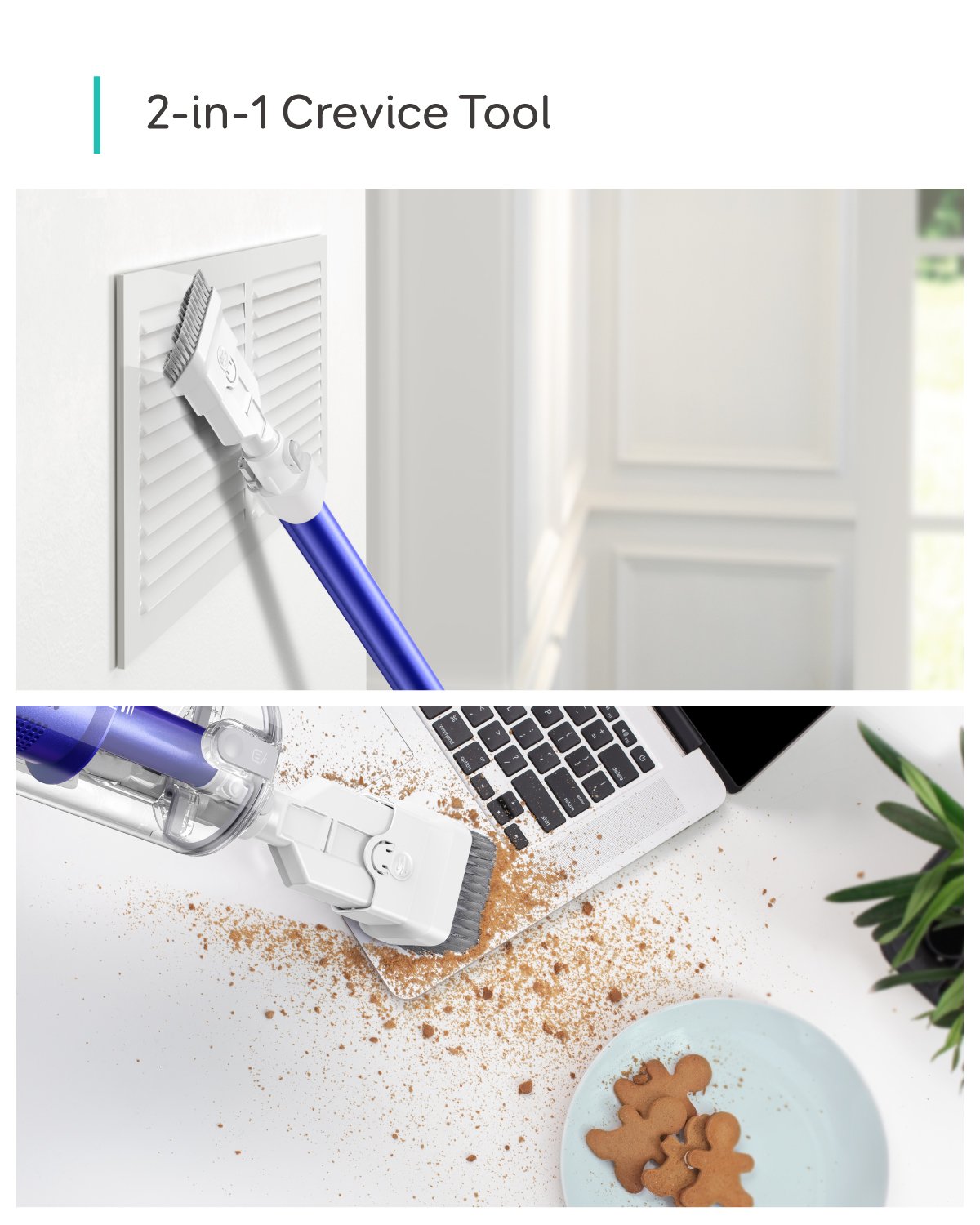 eufy-outil-2-en-1-brosse-douce-et-suceur-plat-blanc-homevac-s11 image 2