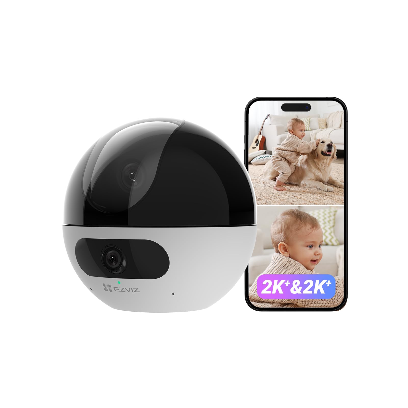 ezviz-c60p-cam-ra-int-rieure-wifi-6-double-objectif-2k-360-avec-d-tection-humain image 7