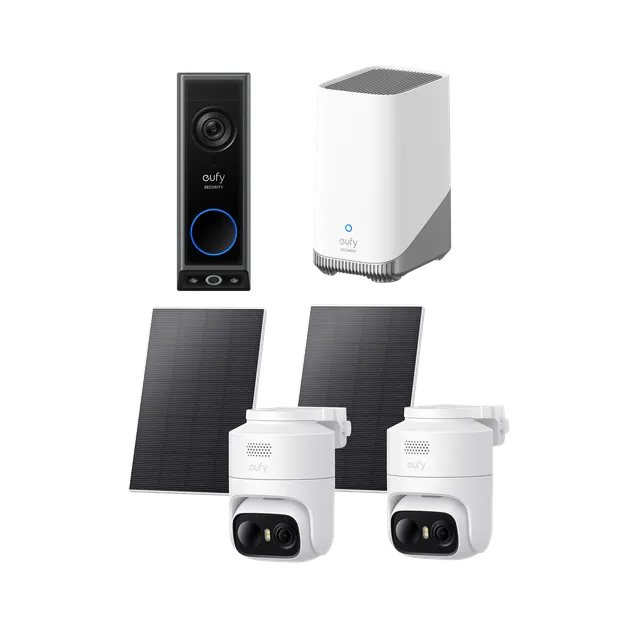 eufy-eufycam-c37-pack-2-cam-ras-homebase-3-sonnette-e340 image 1