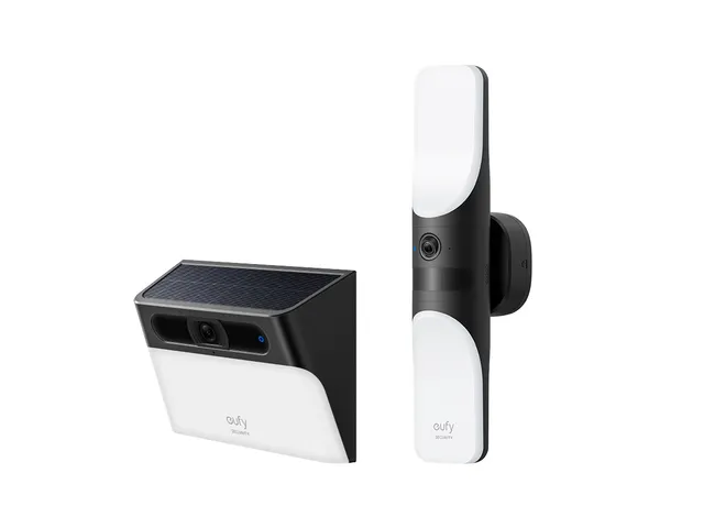 eufy-wired-wall-light-cam-s100-solar-wall-light-cam-s120-lot-2-cam-ras-appliques image 1