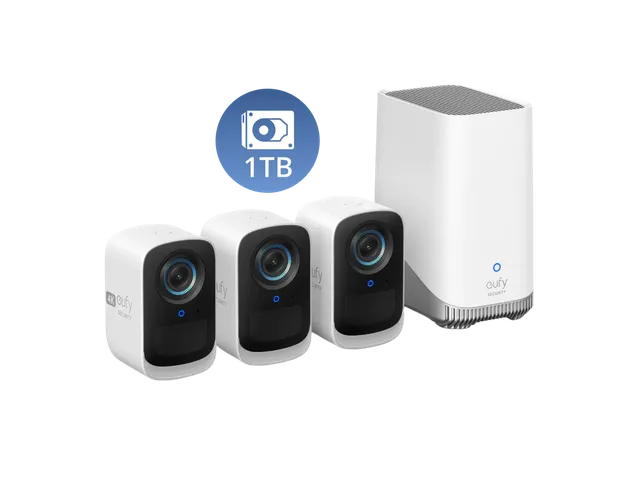 eufy-eufycam-s300-eufycam-3c-kit-3-cam-ras-disque-dur-1-to image 1